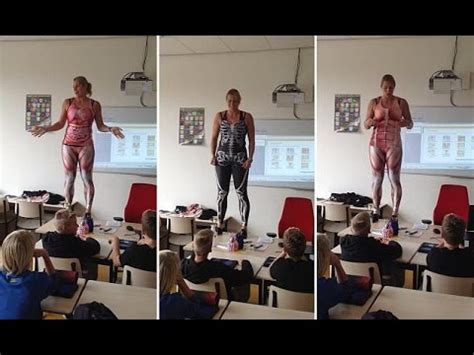 Dutch Biology Teacher Strips Off In Classroom To Reveal Spandex Suit