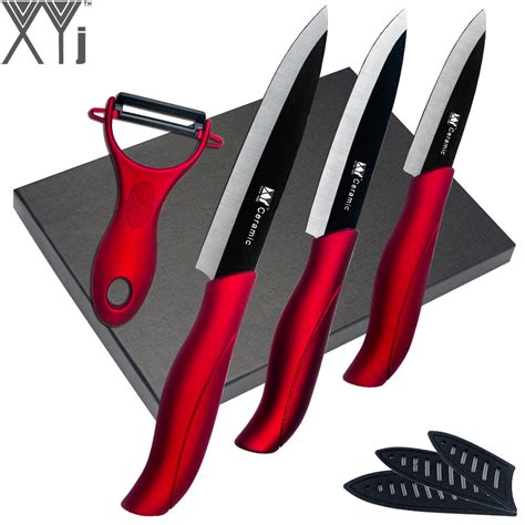 Xyj High Grade Ceramic Knife Set Paring Utility Slicing Cooking Tools