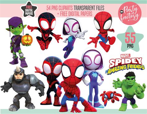 Spidey and His Amazing Friends PNG Images High Resolution - Etsy Hong Kong