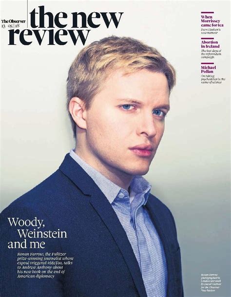 Uk Observer Review May 2018 Ronan Farrow Cover And Interview Dave Ha