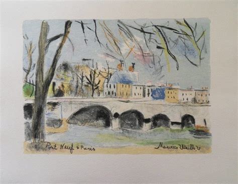 Maurice Utrillo 1883 1955 Paris Le Pont Neuf Catawiki