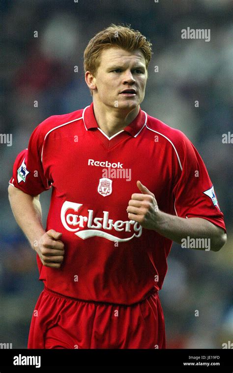 John Arne Riise Liverpool Fc Liverpool Anfield 23 February 2002 Stock