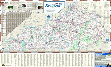 Large Detailed Roads And Highways Map Of Kentucky Sta
