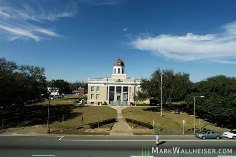 The Gadsden County Courthouse On The Square In Downtown Quincy Florida