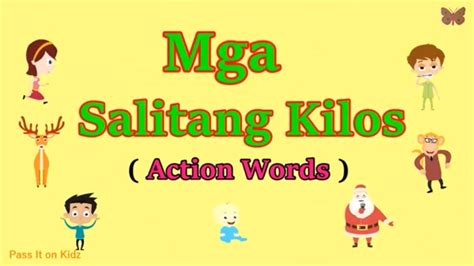 Mga Salitang Kilos Pandiwa Action Words With English Sub Title