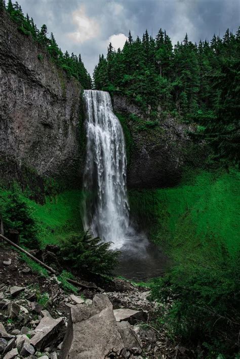 Waterfall In A Ravine Hd Photo By Nathan Anderson Nathananderson