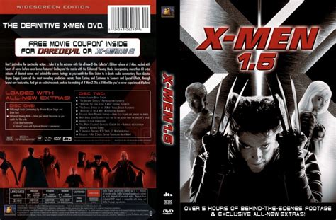 X Men 15 Movie Dvd Scanned Covers 211xmen 15 Dbl Hires Dvd Covers