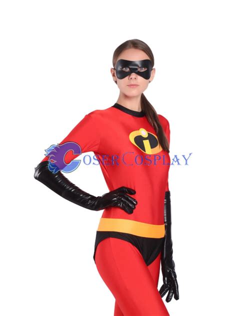The Incredibles Elastigirl Helen Parr Sexy Halloween Costumes