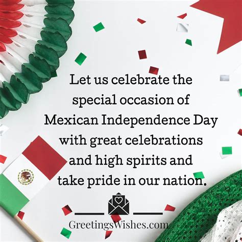 Mexican Independence Day Wishes 16th September Greetings Wishes