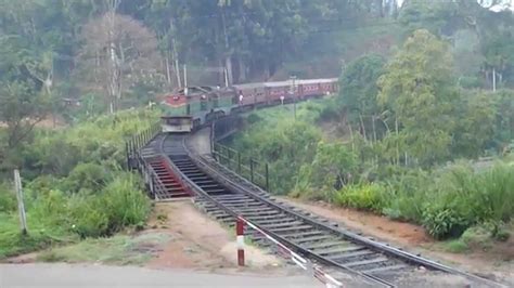 Sri Lanka Railways Badulla Bound Night Mail Train At Ellathota