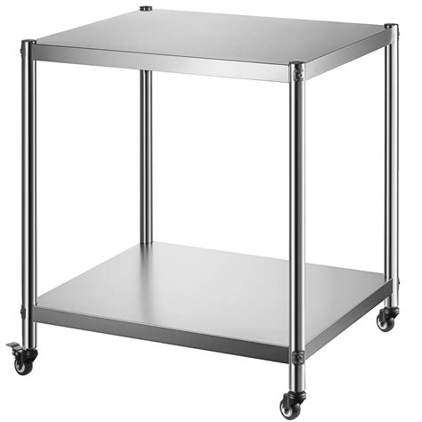 4.5 out of 5 stars. Rolling Stainless Steel 36" x 24" Kitchen Prep Work Table ...