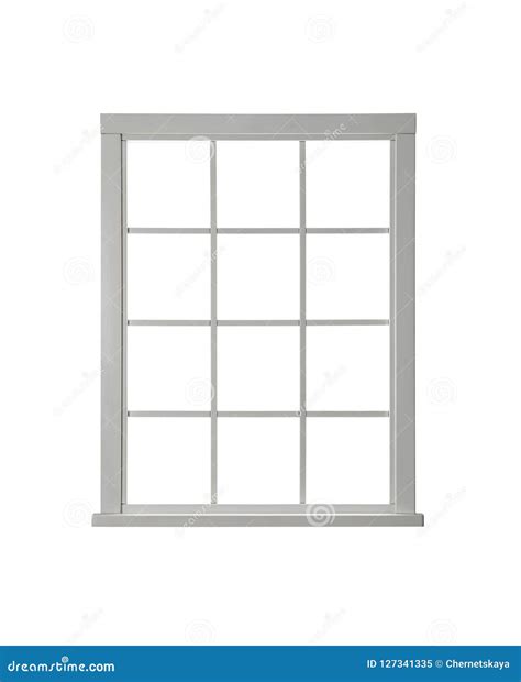 Clean Modern Window On White Background Stock Image Image Of Room
