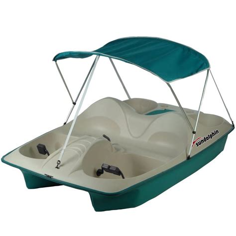 Owning a sun dolphin boat ensures your fishing trips all end in success. Sun Dolphin 5-Person Pedal Boat with Canopy-71553 - The ...