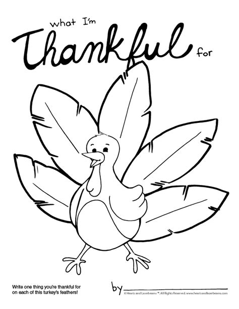 Thankful Thanksgiving Coloring Pages Lets Coloring The World