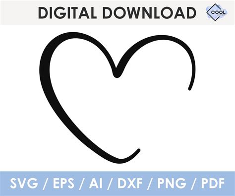 Open Heart Svg Bundle Simple Heart Svg Png Eps Dxf Ai Etsy Finland
