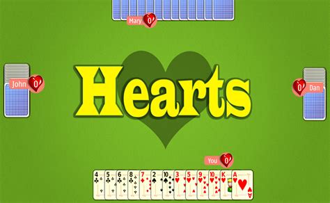 Free Online Hearts Play Free Hearts Card Game