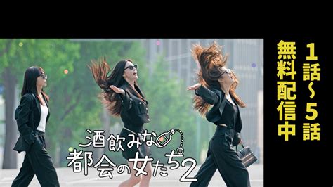 韓国ドラマ『酒飲みな都会の女たち2』の日本語字幕版の動画を全話無料で見れる配信アプリまとめ