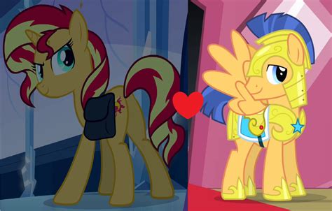 Sunset Shimmer X Flash Sentry Smileverse By 3d4d On Deviantart