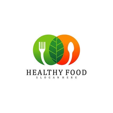 Plantilla De Dise O De Logotipo De Alimentos Saludables Alimentos Con
