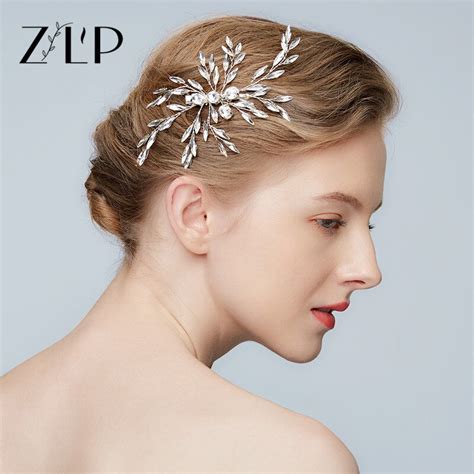 Zlp New Bridal Hair Claws Wedding Jewelry Headpiece For Elegant Women