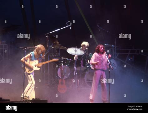 Yes Uk Rock Group On Their Drama Tour In 1980 Stock Photo 8105353 Alamy