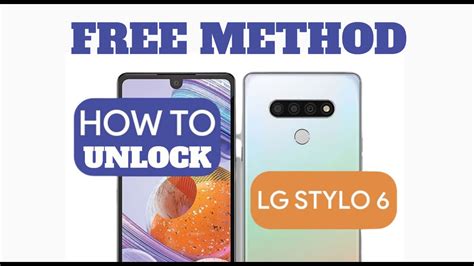 How To Unlock Lg Stylo 6 Youtube