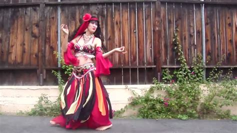 Latin Gypsy Belly Dance By Sofia Metal Queen Traditional Barefoot Dance Youtube