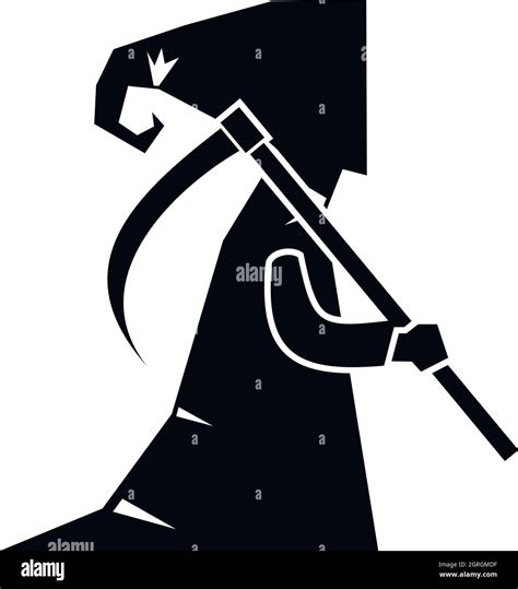 Grim Reaper Icon Simple Style Stock Vector Image And Art Alamy