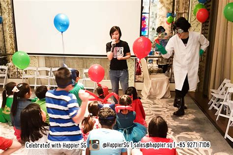 Kids Party Entertainer Birthday Party Games Host Happier Singapore