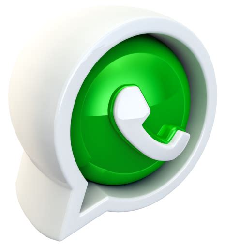 ícone Logo Whatsapp Em 3d Social Logos
