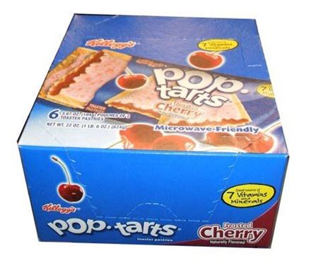 kellog s pop tarts frosted cherry toaster pastries master case twelve 12 packs 144 pieces pop