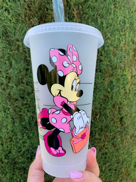Custom Reusable Venti Starbucks Cold Cup Tumbler Inspired By Princess