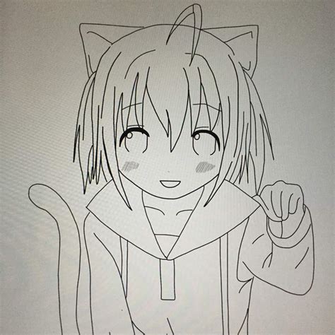 Draw Anime Girl Neko Manga