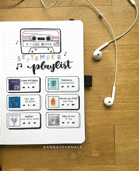 Playlist Bullet Journal Spreads For 2020 Atinydreamer
