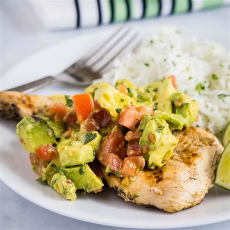 Grilled Avocado Chicken Dinners Dishes And Desserts