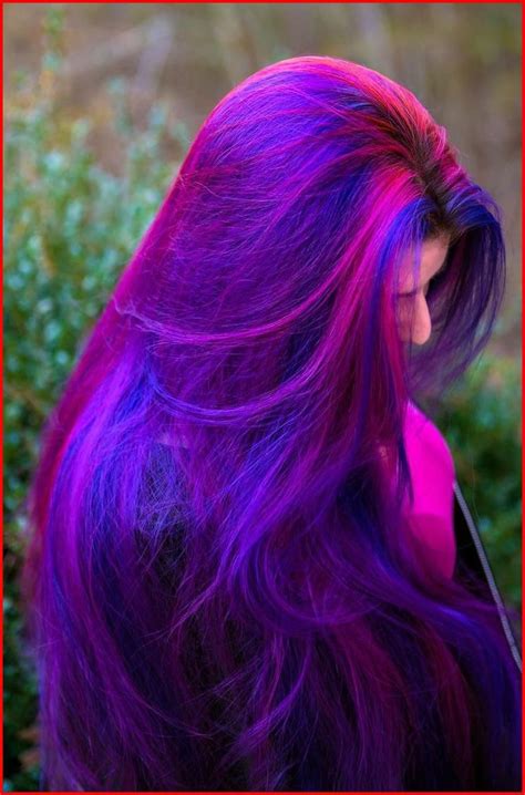 Blue Purple Hair Color Ideas Mixing Some Colors Always Work When It Comes To Make Your