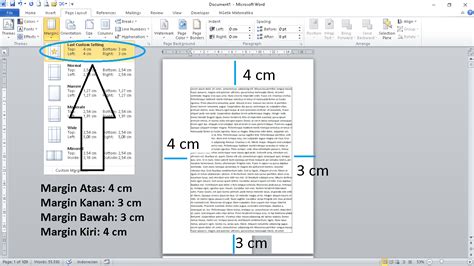 Cara Membuat Garis Tepi Di Microsoft Word Sesuai Margin Supaya Rapih