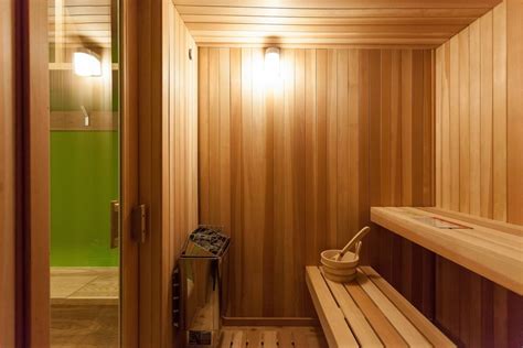 Modern Red Cedar Wood Sauna In Custom Contemporary Home By Bcn Homes In