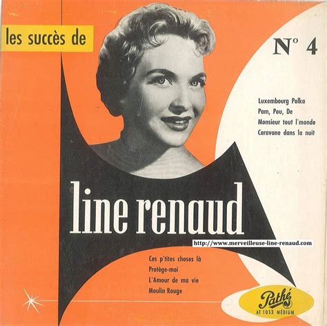 33 Tours 1953 Pathé 33 At 1053 Les Succès De Line Renaud N°4