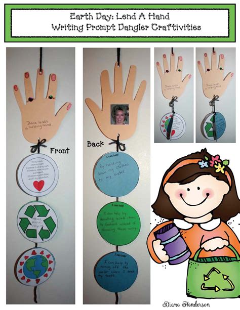 What are another words for lend a helping hand? Earth Day Helping Hands Craftivity | Earth day crafts ...