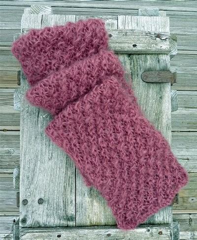 J'ai transformé ce modèle qui était à l'origine tricoté en jersey endroit. modele tricot echarpe mohair