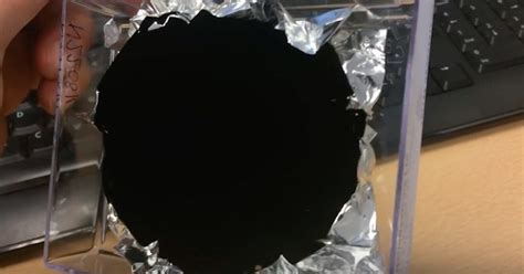 This Footage Of The Blackest Material On Earth Will Blow Your Mind