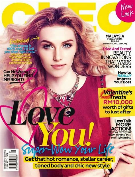 The edge magazine | volume 4. Jourdan Miller Photos from Cleo Malaysia Magazine Cover ...