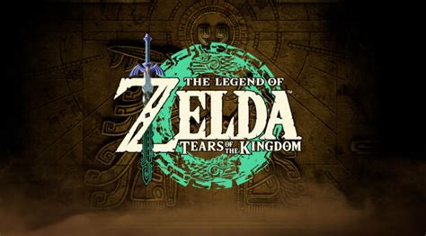 The Legend Of Zelda Tears Of The Kingdom Logo Wallpaper Hd Games 4k