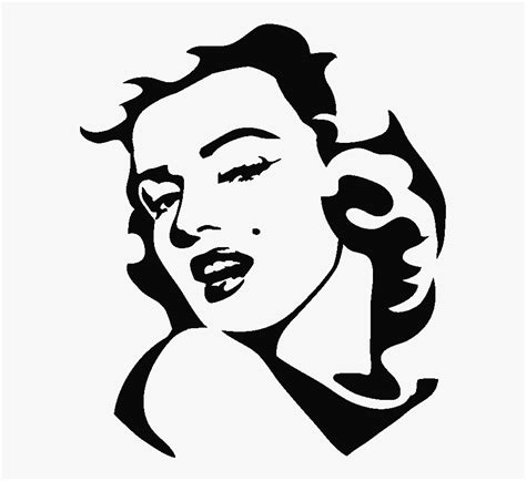 5 out of 5 stars (728) $ 0.99. Sticker Marilyn Monroe Portrait - Marilyn Monroe Face Outline , Free Transparent Clipart ...