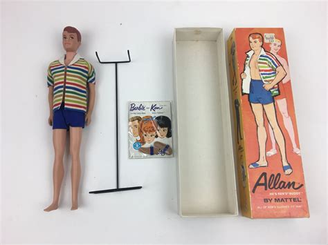 1960s Allan’ Doll In Box By Mattel Ken’s Buddy Excellent Condition Schmalz Auctions