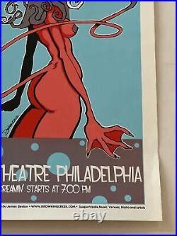 Hot Water Music Thrice Trocadero Philadelphia Original Signed Concert Poster Original