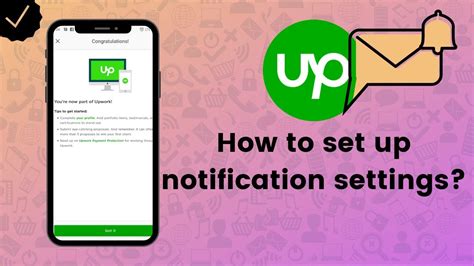 How To Set Up Notification Settings On Upwork Upwork Tips Youtube