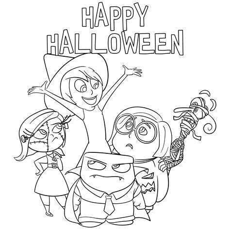 Disney Halloween Coloring Pages Printable Printable Templates