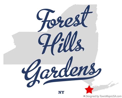Map Of Forest Hills Gardens Ny New York